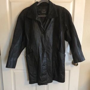 Leather coat vintage from the 80’s
